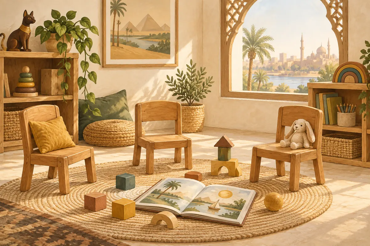رسم توضيحي: حضانات الأمل